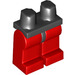 LEGO Zwart Minifigure Heupen met Rood Poten (73200 / 88584)