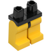 LEGO Zwart Minifiguur Heupen met Geel Poten (73200 / 88584)