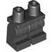 LEGO Black Minifigure Medium Legs with Gray Lines (37364 / 39278)