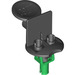 LEGO Black Minifigure Stand with Spring and Pin (30488 / 76407)