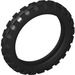 LEGO Black Motorbike Tire Ø81.6 x 15 (2902 / 87911)