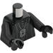 LEGO Black Mouth of Sauron Minifig Torso (973 / 76382)