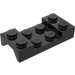 LEGO Black Mudguard Plate 2 x 4 with Arch without Hole (3788)