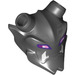 LEGO Black Oni Visor with Mask with Dark Purple Eyes (45198)