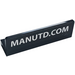 LEGO Black Panel 1 x 4 with Rounded Corners with &#039;MANUTD.COM&#039; Sticker (15207)