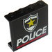 LEGO Black Panel 1 x 4 x 3 (Undetermined) with &quot;POLICE&quot; (Undetermined Top Studs) (4215)