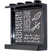 LEGO Black Panel 1 x 4 x 3 with Chalkboard from Charms Class Sticker with Side Supports, Hollow Studs (35323)