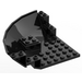 LEGO Noir Panneau 10 x 10 x 2.3 Inversé Coin Trimestre (30201)