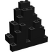 LEGO Zwart Paneel 3 x 8 x 7 Steen Driehoekig (6083)