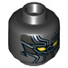 LEGO Black Panther Minifigure Head (Recessed Solid Stud) (3626 / 26070)