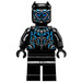 LEGO Schwarz Panther mit Blau Highlights Minifigur