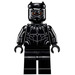 LEGO Schwarz Panther mit Braun Augen Minifigur