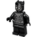 LEGO Schwarz Panther mit Weiß Augen Minifigur