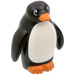 LEGO Schwarz Penguin mit Schwarz und Grau Augen (27987 / 67191)