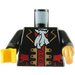 LEGO Noir Pirate Capitaine Torse avec Crochet (973 / 84638)