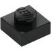 LEGO Black Plate 1 x 1 (3024)