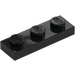 LEGO Black Plate 1 x 3 (3623)