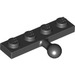 LEGO Black Plate 1 x 4 with Ball Joint (3184)