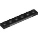 LEGO Black Plate 1 x 6 with Gray Line (3666 / 103740)