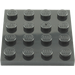 LEGO Schwarz Platte 4 x 4 (3031)