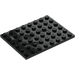 LEGO Black Plate 6 x 8 (3036)