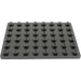 LEGO Schwarz Platte 6 x 8 (3036)