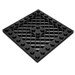 LEGO Noir assiette 8 x 8 avec Grille (Pas de trou au centre) (4151)