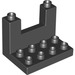 LEGO Black Plate with gun Slit 3 x 4 x 2 (51698)