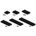 LEGO Black Plates Set 10057