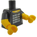 LEGO Black Programmer Minifig Torso (973 / 16360)