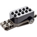 LEGO Schwarz Pullback Motor 9 x 4 x 2 1/3 mit dunkelgrauer Basis