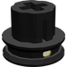LEGO Black Pulley for Micromotor (2983 / 2986)