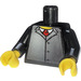 LEGO Black Racers Torso with Suit Jacket and Red Tie Stickers (973)