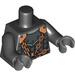 LEGO Schwarz Scale Armor Torso mit Copper Chains (76382 / 88585)
