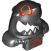 LEGO Black Shark Head Helmet with Red (34617)