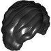 LEGO Black Short Bushy Hair with Left Parting  (3061 / 38798)