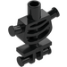 LEGO Black Skeleton Torso with Rounded Ribs with Thick Shoulder Pins (60115 / 78132)