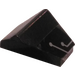 LEGO Noir Pente 1 x 2 (45°) Double / Inversé avec Argent Circuit Tableau Autocollant avec fond ouvert (3049)