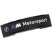 LEGO Black Slope 1 x 4 Curved Double with BMW and M-Sport Logos and ‘Motorsport’ Sticker (93273)