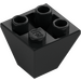 LEGO Black Slope 2 x 2 (45°) Inverted (3676)