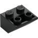 LEGO Black Slope 2 x 2 (45°) Inverted with Flat Spacer Underneath (3660)