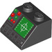 LEGO Zwart Helling 2 x 2 (45°) met Radar Control Paneel (46097 / 56570)