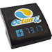 LEGO Black Slope 2 x 2 Curved with Octan Electric Logo and &#039;73 17&#039; Sticker (15068)