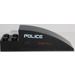 LEGO Black Slope 2 x 2 x 8 Curved with White &#039;POLICE&#039;, Red &#039;5974&#039; Model Right Side Sticker (41766)