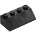 LEGO Black Slope 2 x 4 (45°) with Smooth Surface (3037)