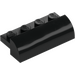 LEGO Black Slope 2 x 4 x 1 Curved (5842)