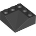 LEGO Schwarz Steigung 3 x 3 (25°) Doppelt Concave (99301)
