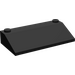LEGO Schwarz Steigung 3 x 6 (25°) mit Innenwänden (3939 / 6208)