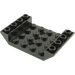 LEGO Zwart Helling 4 x 6 (45°) Dubbele Omgekeerd met Open Midden met 3 gaten (30283 / 60219)