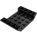 LEGO Noir Pente 4 x 6 (45°) Double Inversé avec Open Centre sans trous (30283)